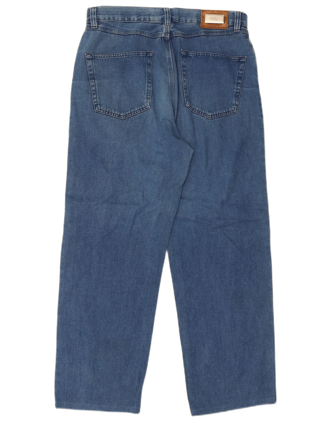 Vaqueros Hugo Boss Hombre Rectos W34 L28 Algodón Azul