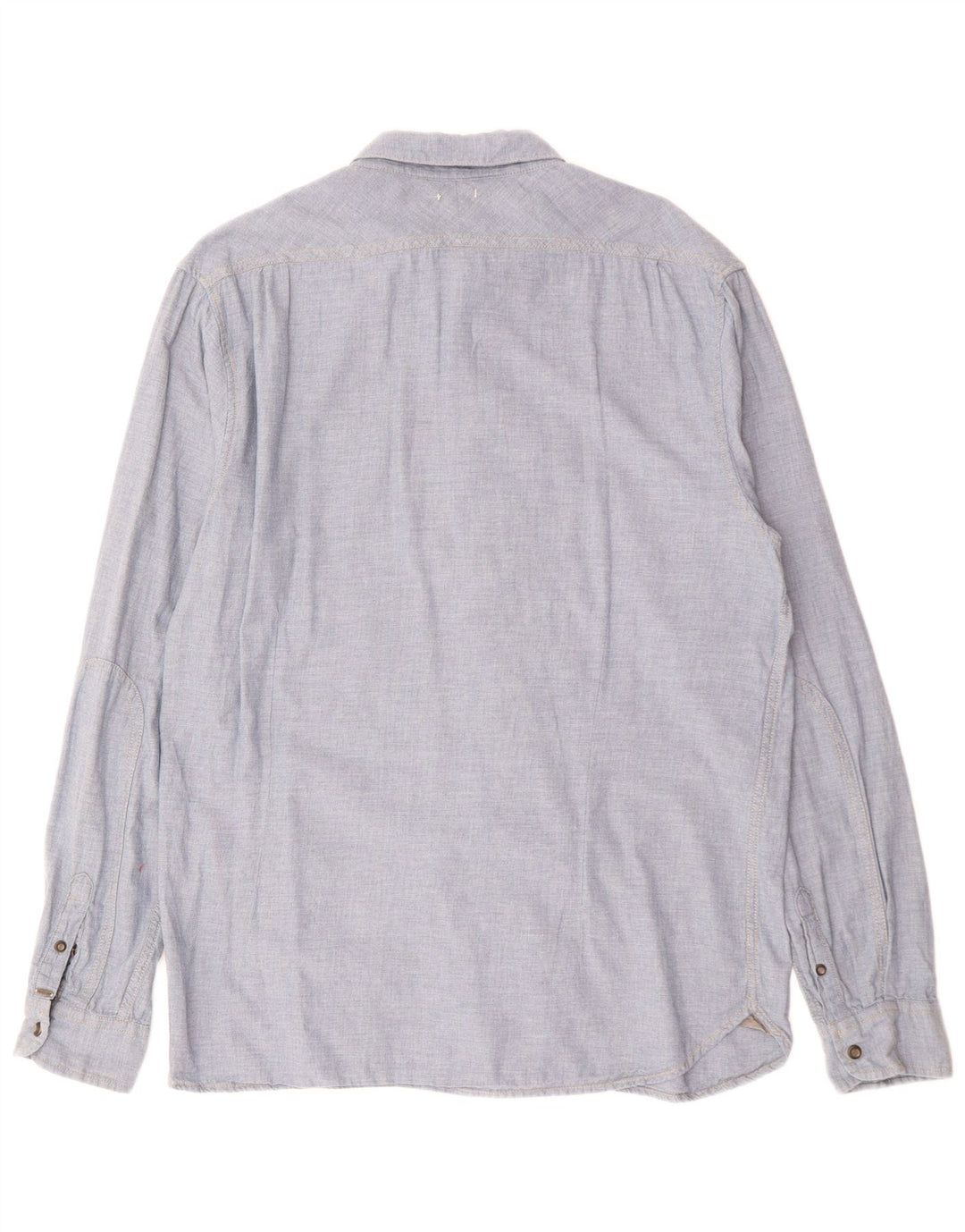 SCOTCH & SODA Camisa Hombre Algodón Azul Medio