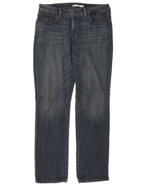 Levi's 314 Shaping Jeans rectos para mujer US 16 2XL W33 L31 Algodón azul
