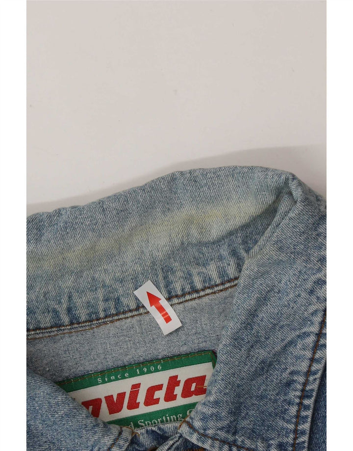 Invicta Chaqueta vaquera para hombre Reino Unido 40 Algodón azul grande