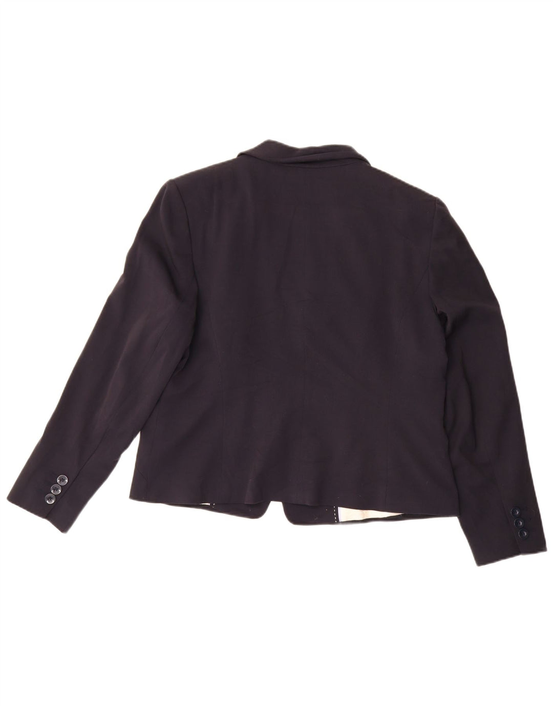 Marks & Spencer Chaqueta tipo blazer con 1 botón para mujer UK 40 XL Poliéster azul marino