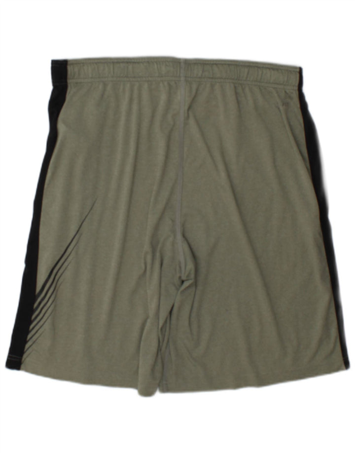 Nike - Pantalones cortos deportivos para hombre (talla grande), color verde, poliéster