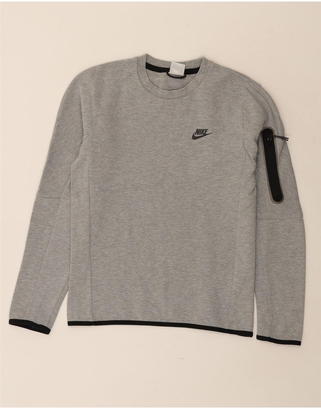 Sudadera Nike Hombre Jumper XS Algodón moteado gris