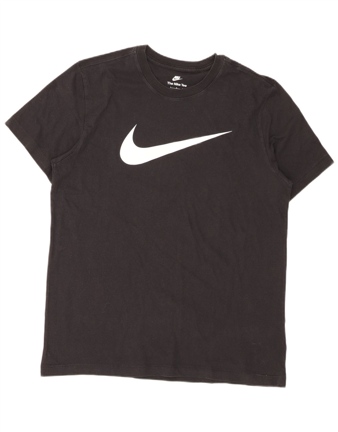Nike - Camiseta gráfica para hombre, talla grande, algodón negro