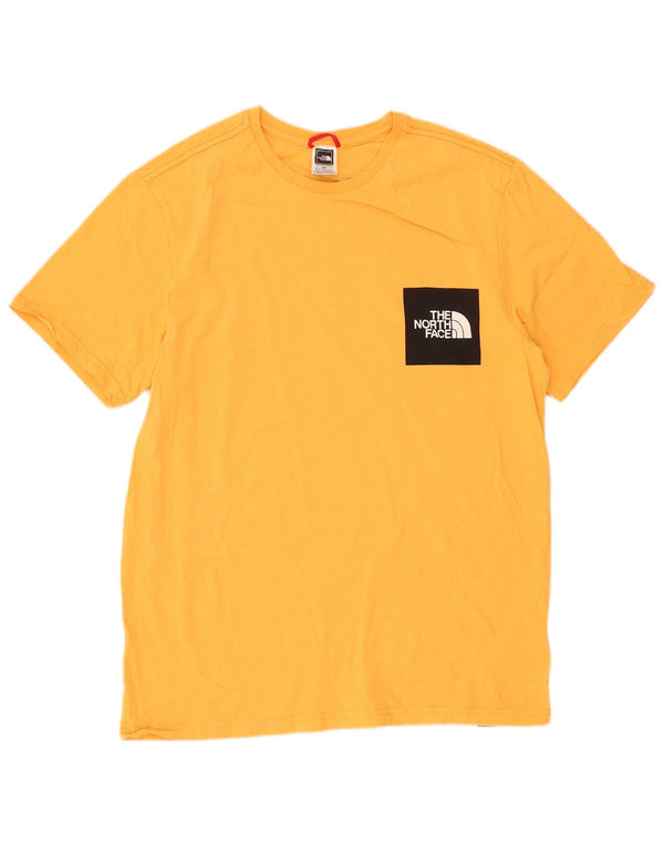 The North Face Camiseta Gráfica Para Hombre Top Algodón Amarillo Medio