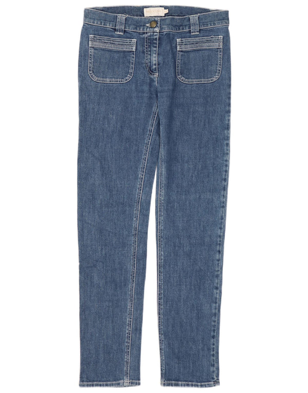 Valentino Jeans ajustados para mujer IT 40 Small W28 L30 Azul