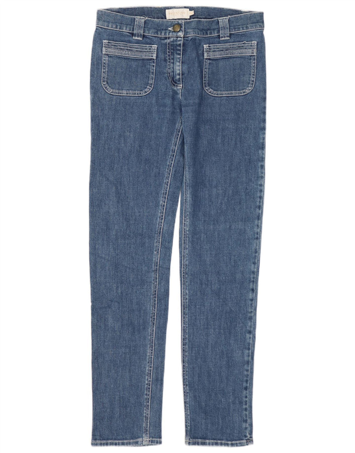 Valentino Jeans ajustados para mujer IT 40 Small W28 L30 Azul