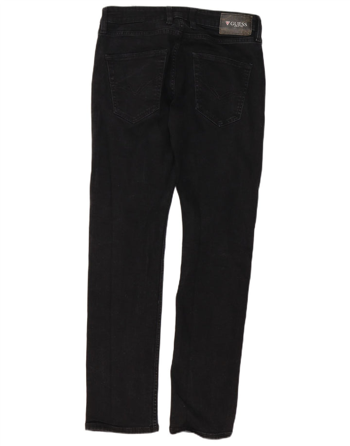 Guess Vaqueros Slim Hombre W30 L31 Algodón Negro