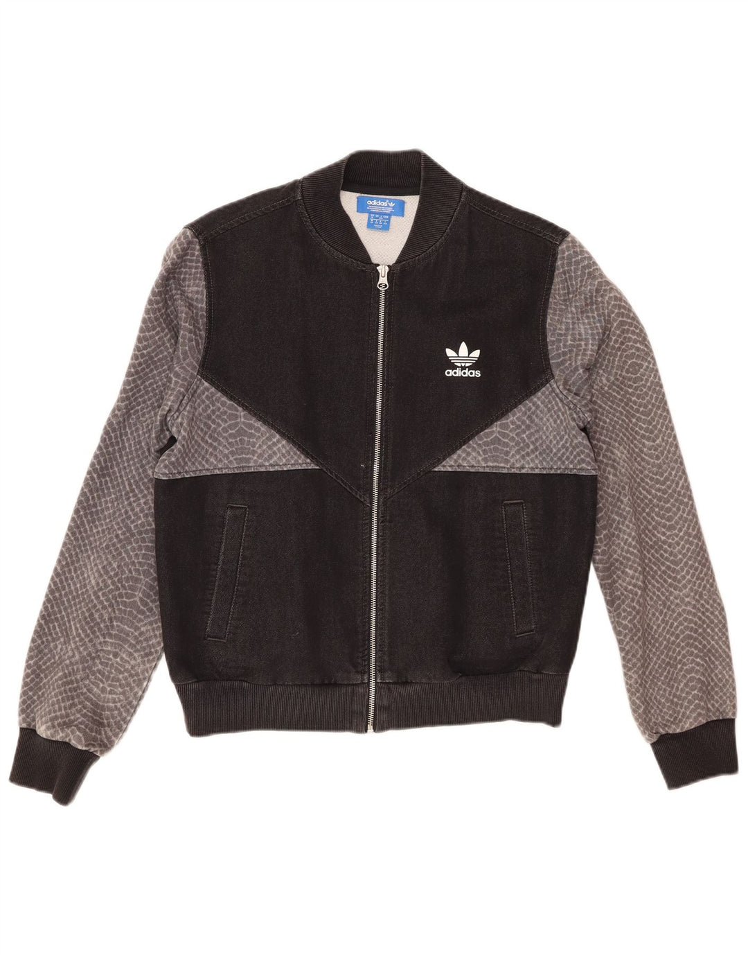 Nike - Chaqueta vaquera para mujer, talla 40, talla mediana, color negro