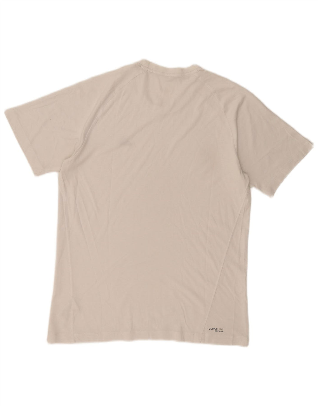 Adidas Mens Clima 365 Camiseta Top Medio Blanco Algodón