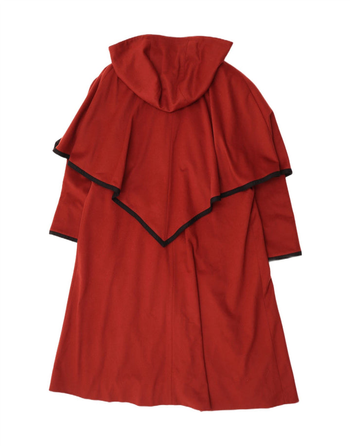 Abrigo con capucha para mujer Loden Frey EU 40 Lana roja mediana