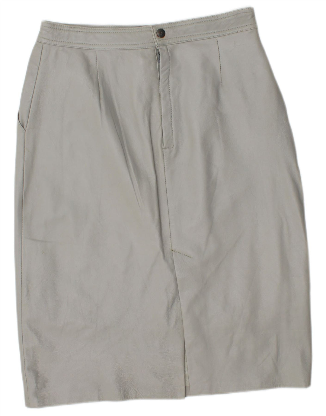 Falda lápiz vintage para mujer W28 gris medio