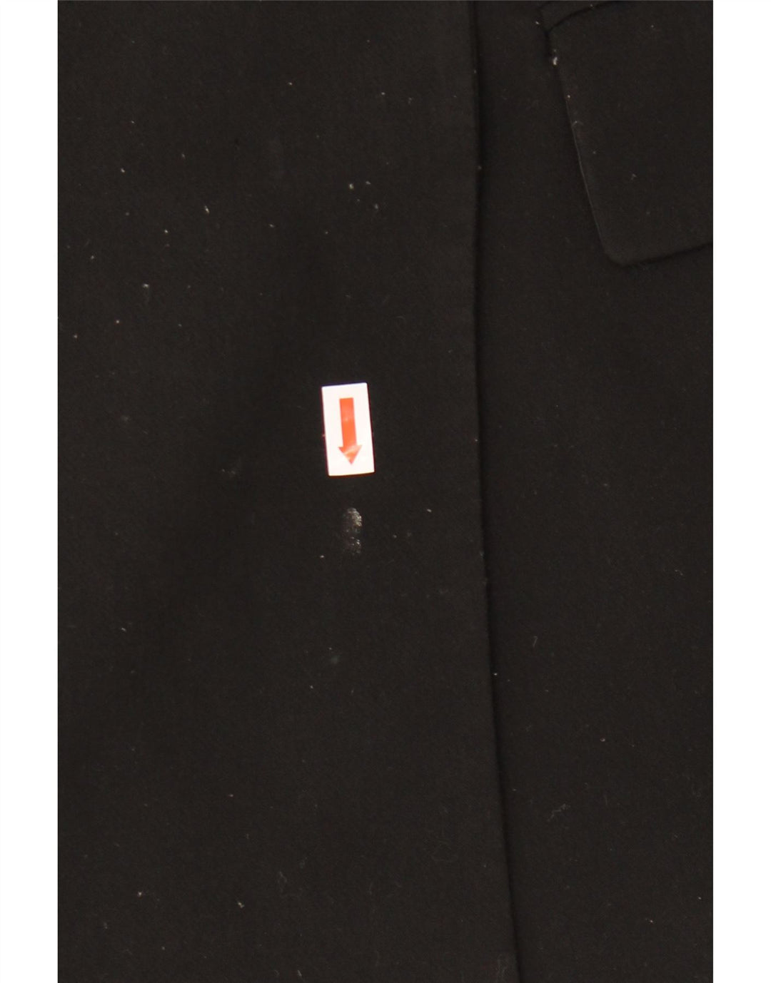 ZARA Chaqueta Blazer De Doble Botonadura Para Mujer UK 10 Small Poliéster Negro