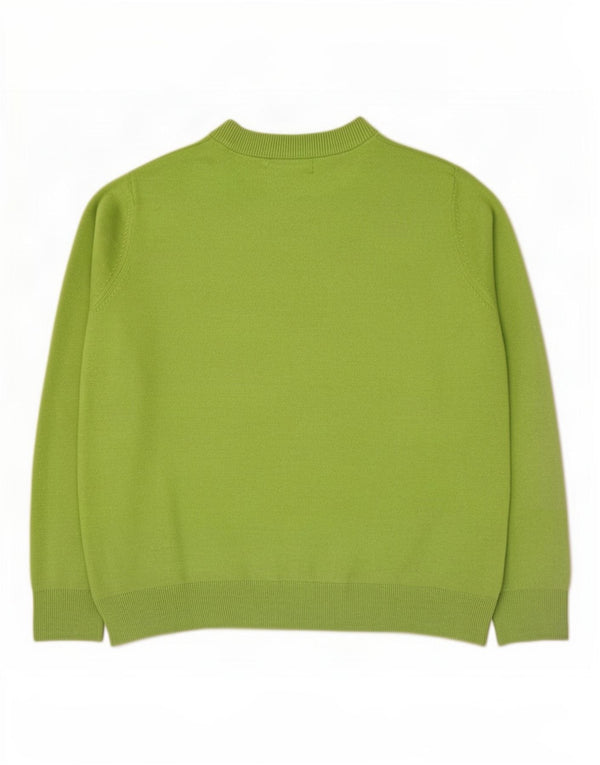 Marks & Spencer - Jersey de cuello redondo para mujer, talla 40, color verde medio