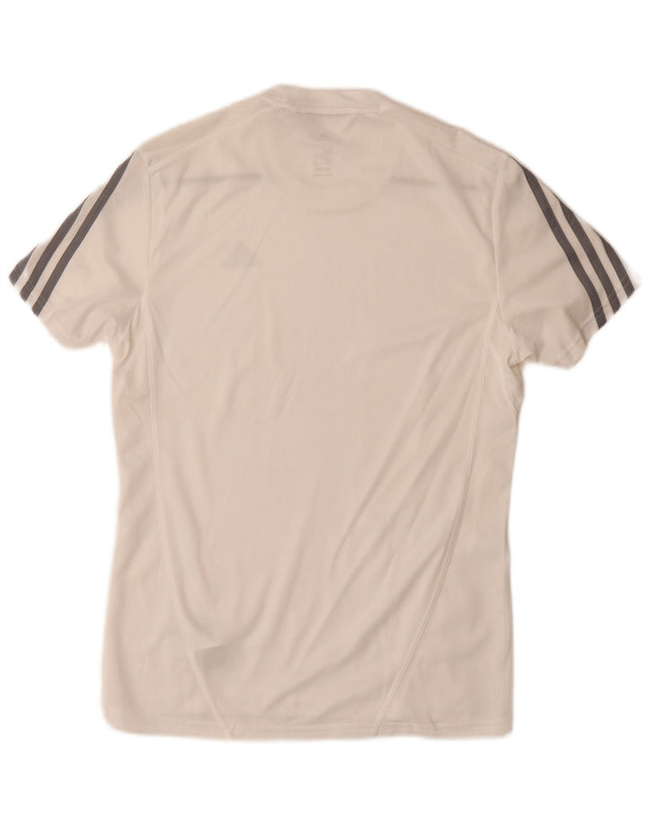 Adidas Mens Climalite Camiseta Top XS Blanco Poliéster