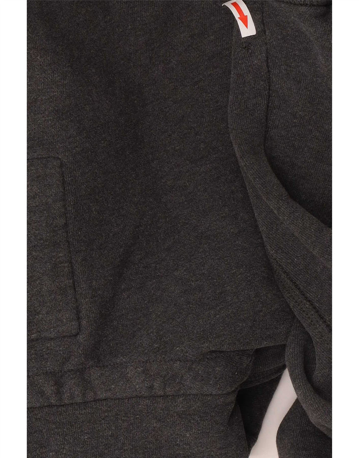 Sudadera con capucha y cremallera para hombre Fat Face Algodón gris grande