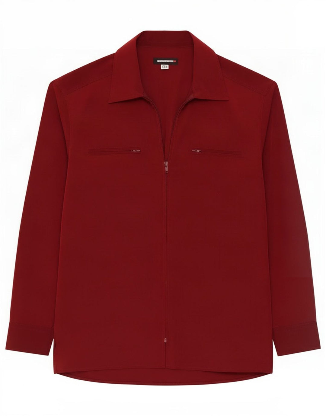 Camisa Specchio Hombre Burdeos Medio