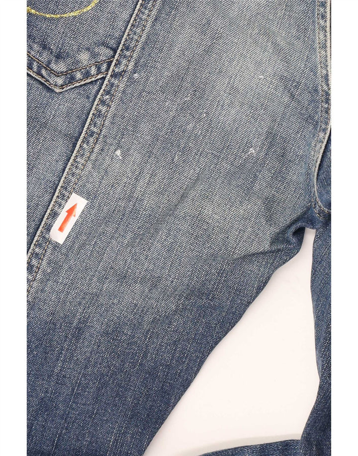 Vintage Mujer Bootcut Jeans W28 L31 Azul Marino