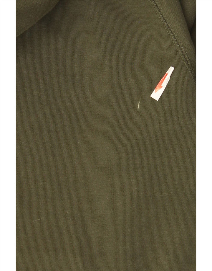 Superdry Jersey con capucha de algodón caqui mediano para hombre