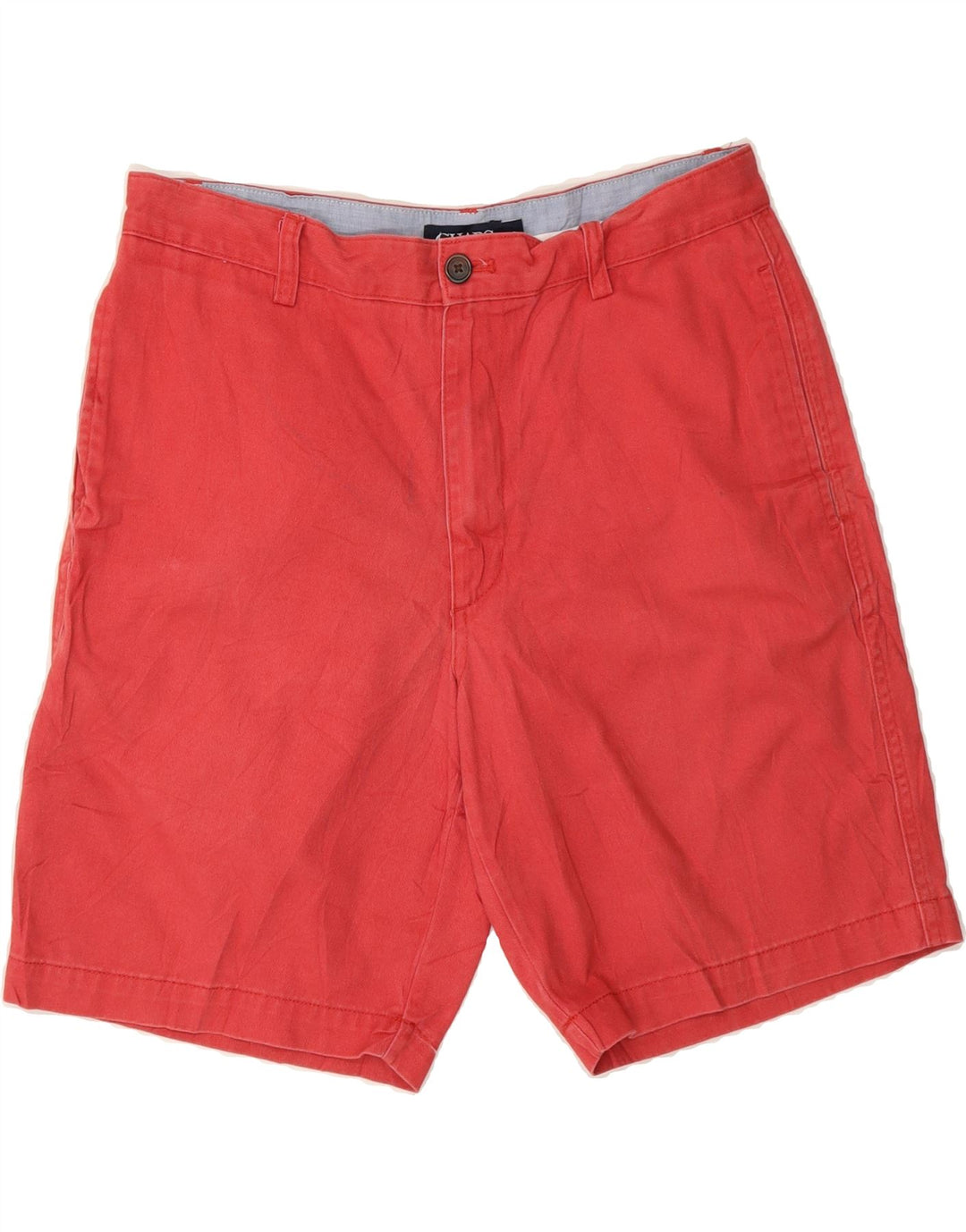 CHAPS Mens Chino Shorts W32 Medium Red Cotton Vintage Chaps and Second-Hand Chaps from Messina Hembry 