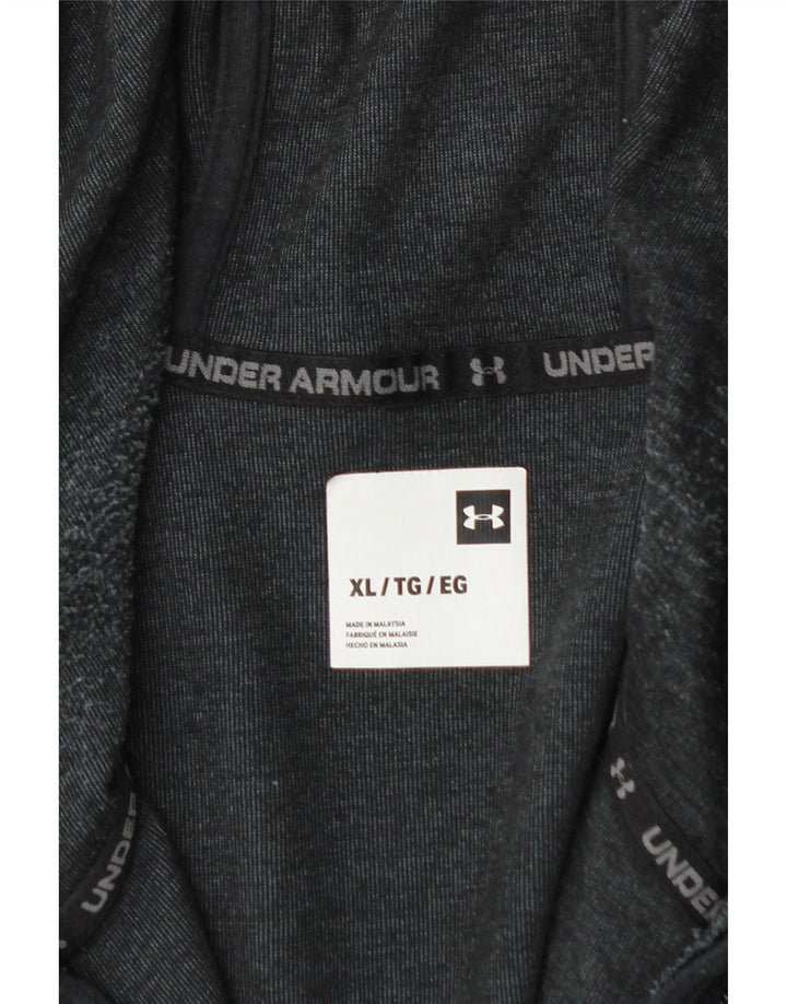 UNDER ARMOUR Sudadera con capucha y cremallera para hombre XL Algodón gris