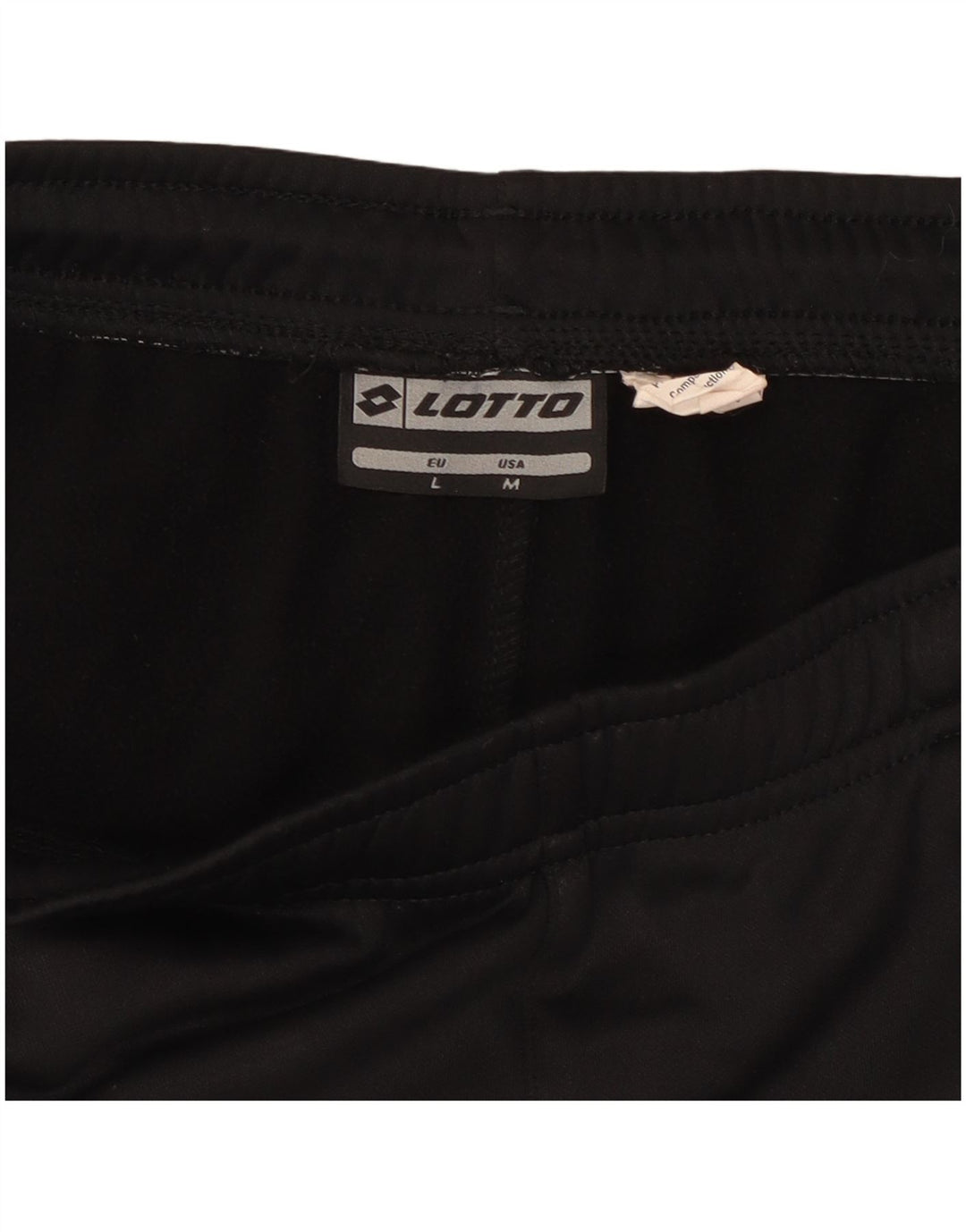 Lotto Hombre Pantalones De Chándal Joggers Medium Negro