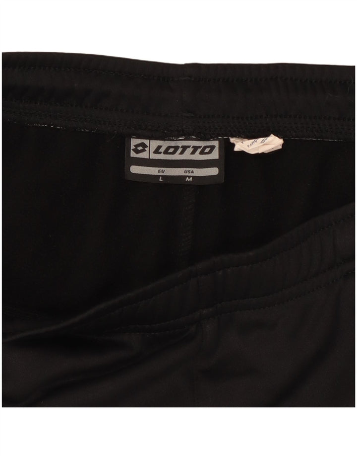 Lotto Hombre Pantalones De Chándal Joggers Medium Negro
