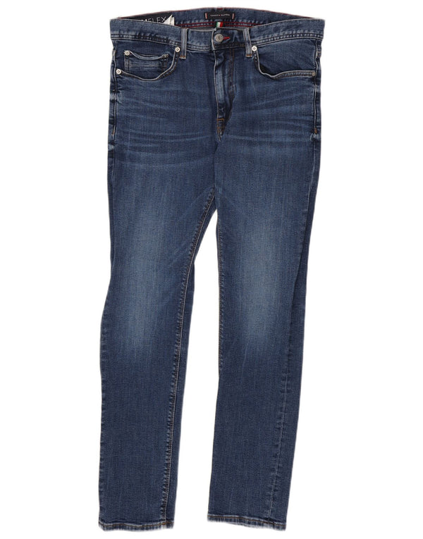 Tommy Hilfiger Vaqueros ajustados para hombre W32 L30 Algodón azul