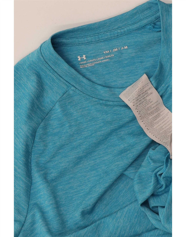 Under Armour Camiseta para niño Top 9-10 años Poliéster moteado azul medio