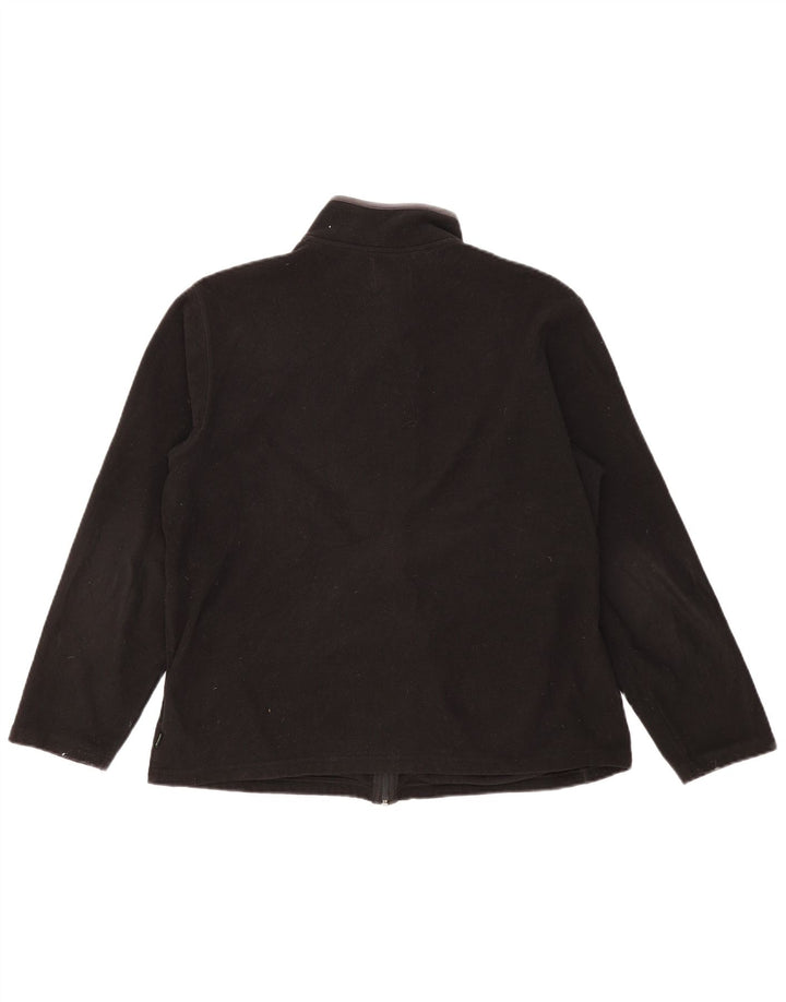 Marks & Spencer Chaqueta polar para hombre UK 40 Large Poliéster negro