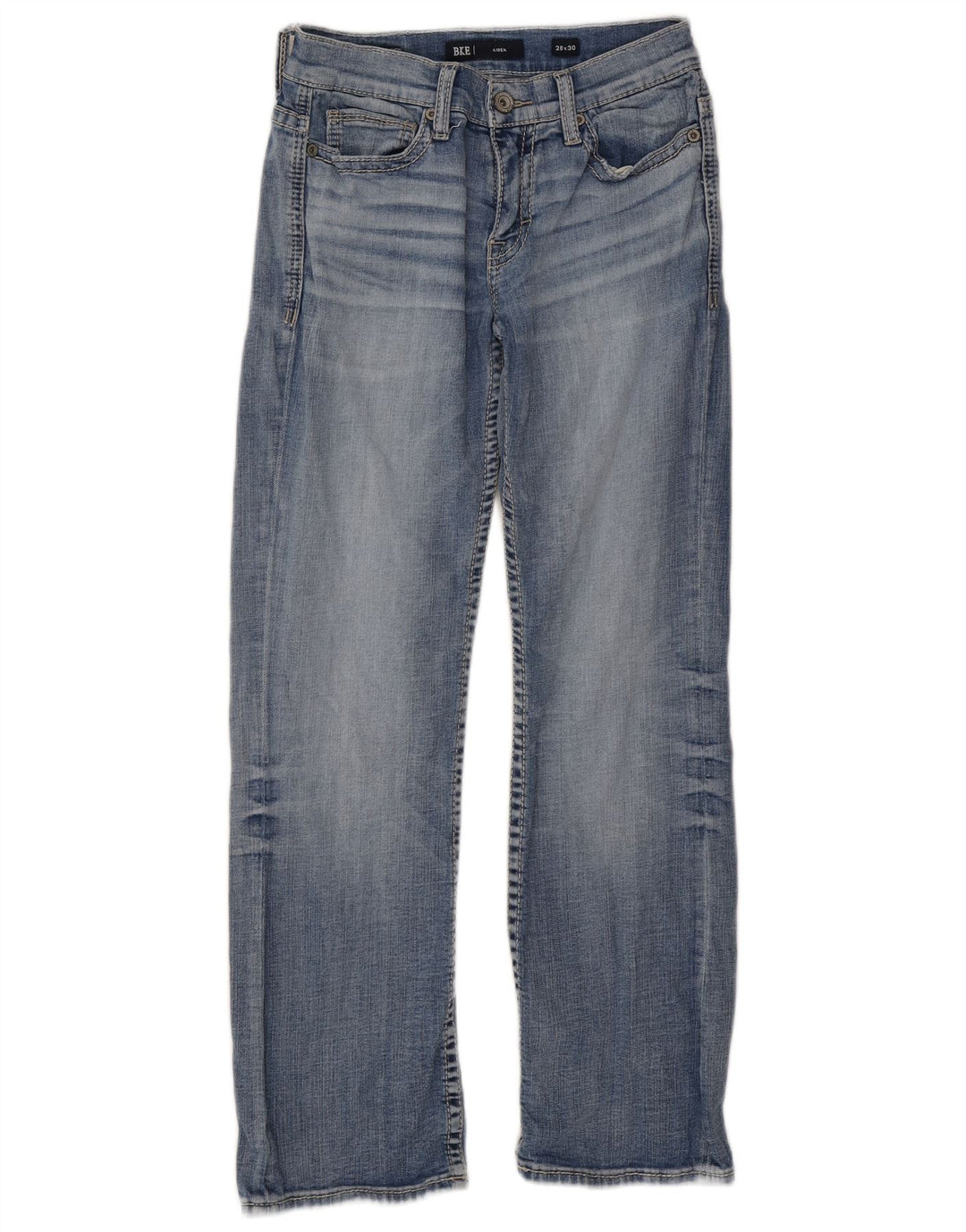 Vaqueros rectos Aiden para mujer BKE W28 L30 Algodón azul