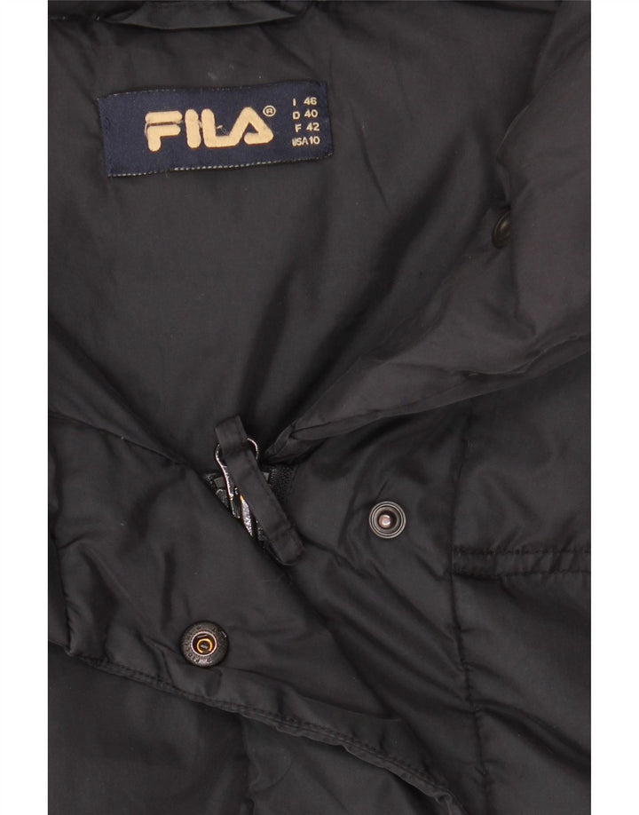 Fila Chaqueta acolchada con capucha para mujer IT 46 Large Black