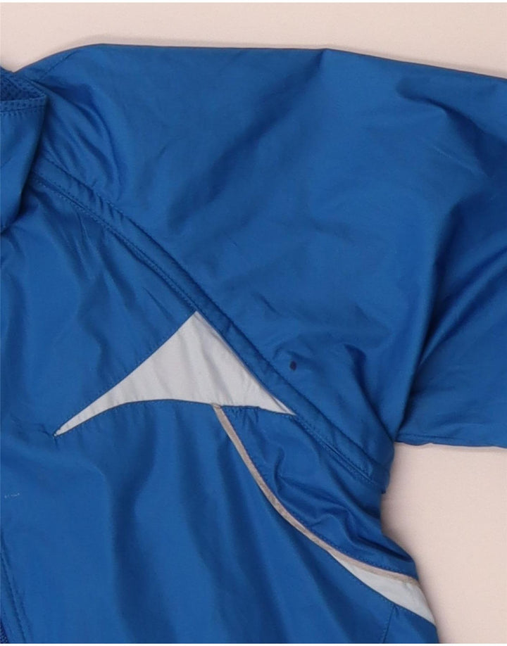 Chaqueta impermeable Nike para mujer UK 10/12 Azul medio Poliéster con bloques de color