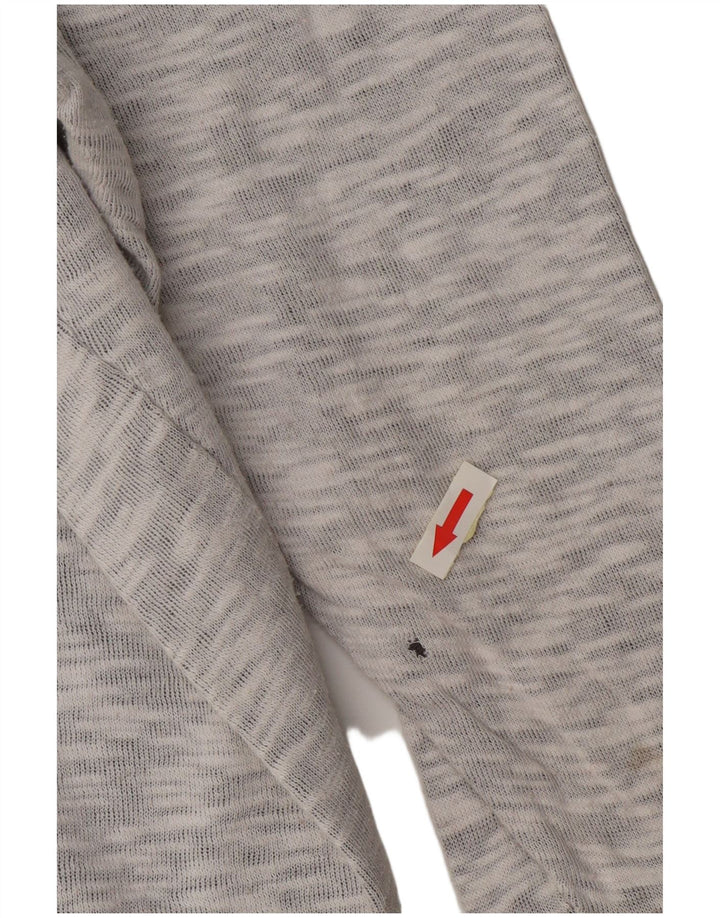 Adidas - Sudadera de gran tamaño con gráfico para mujer, talla 40, color gris grande