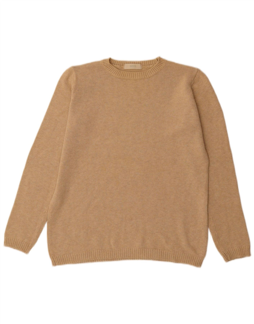 Marks & Spencer Jersey extragrande con cuello barco para mujer, talla 10, color beige
