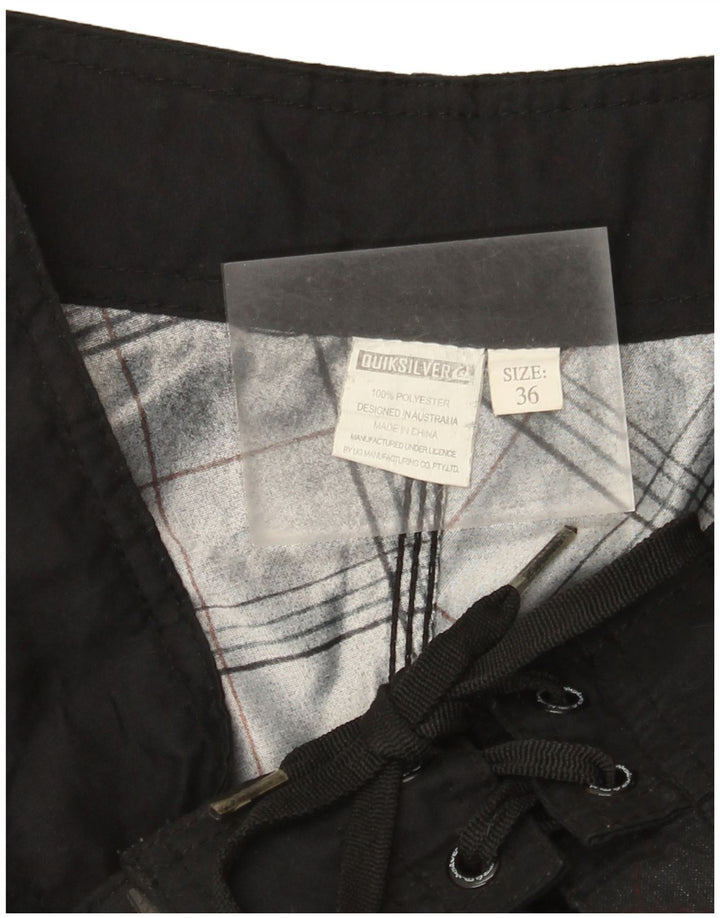Quiksilver Bañador con gráfico para hombre, tamaño grande, color naranja, poliéster