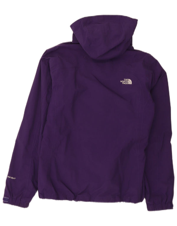 The North Face Chaqueta Cortavientos con Capucha para Mujer UK 40 Small Púrpura