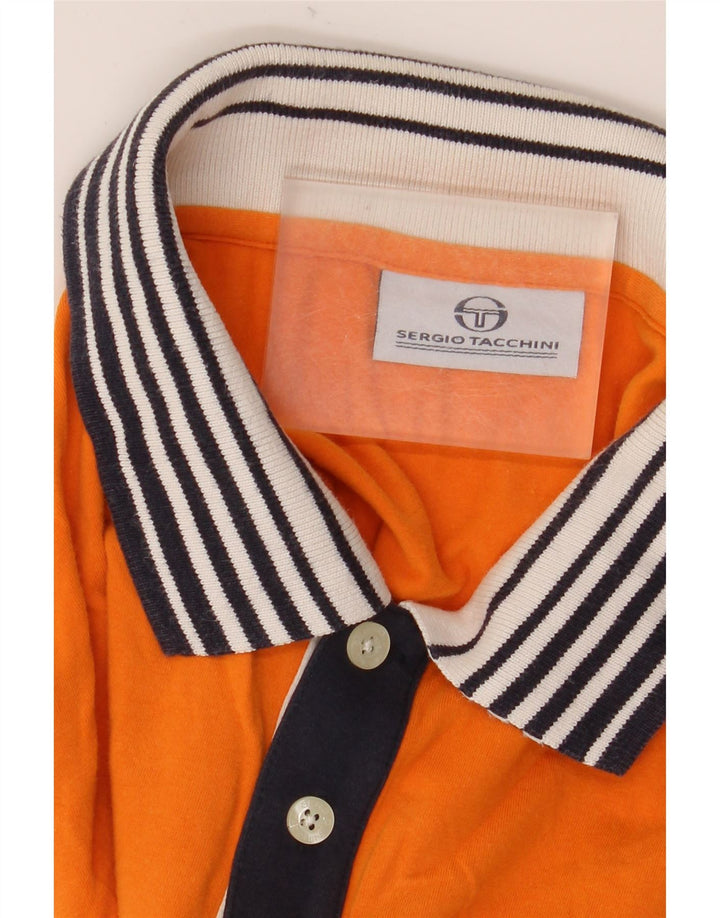 Sergio Tacchini Polo Hombre Naranja Mediano
