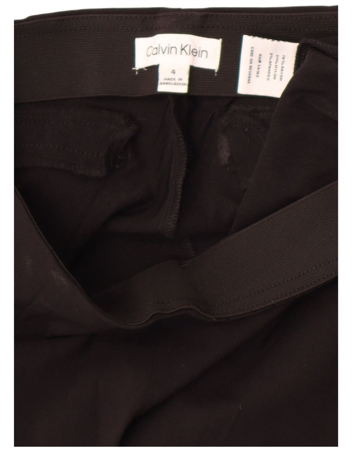 Calvin Klein Leggings para mujer US 4 Pequeño Rayón Negro