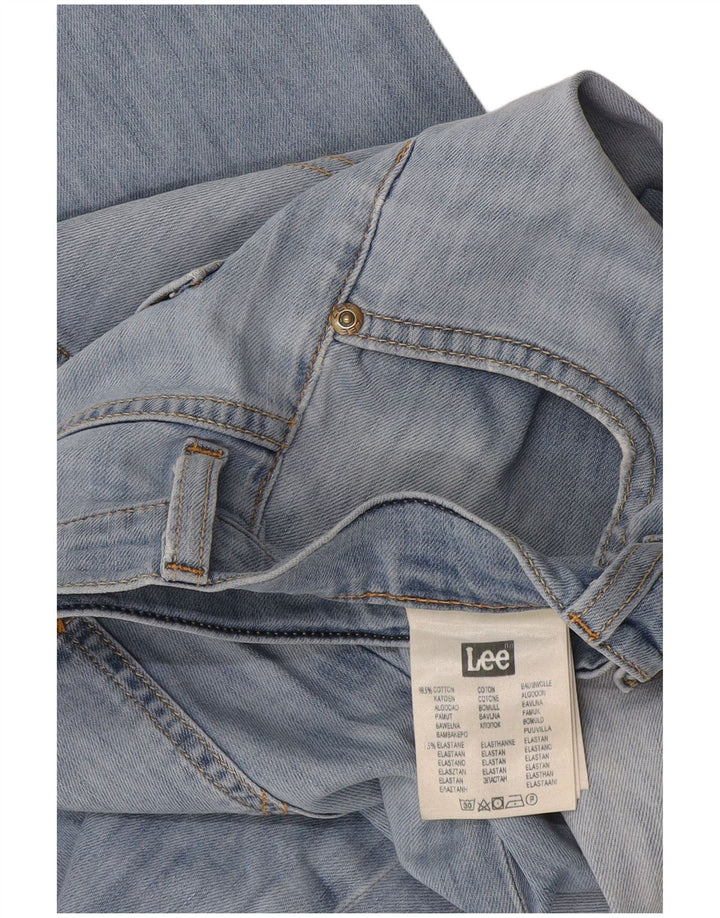 Vaqueros Lee Slim Mujer W31 L34 Algodón Azul