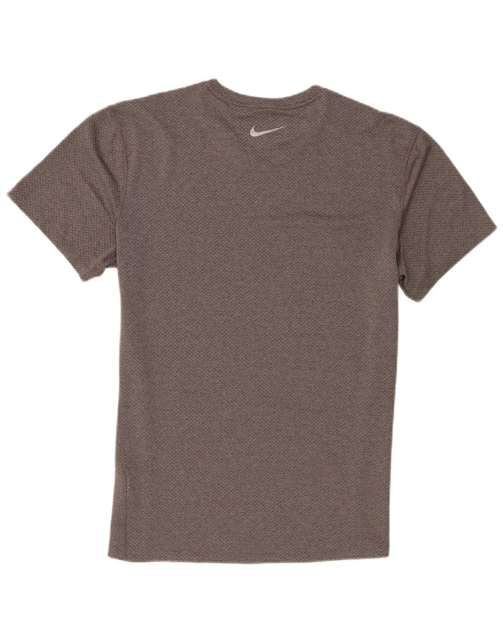 Camiseta Nike Dri Fit para hombre Top poliéster gris grande