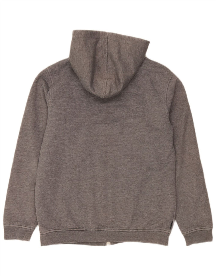 Billabong Sudadera con capucha y cremallera gráfica para niños 15-16 años Poliéster gris