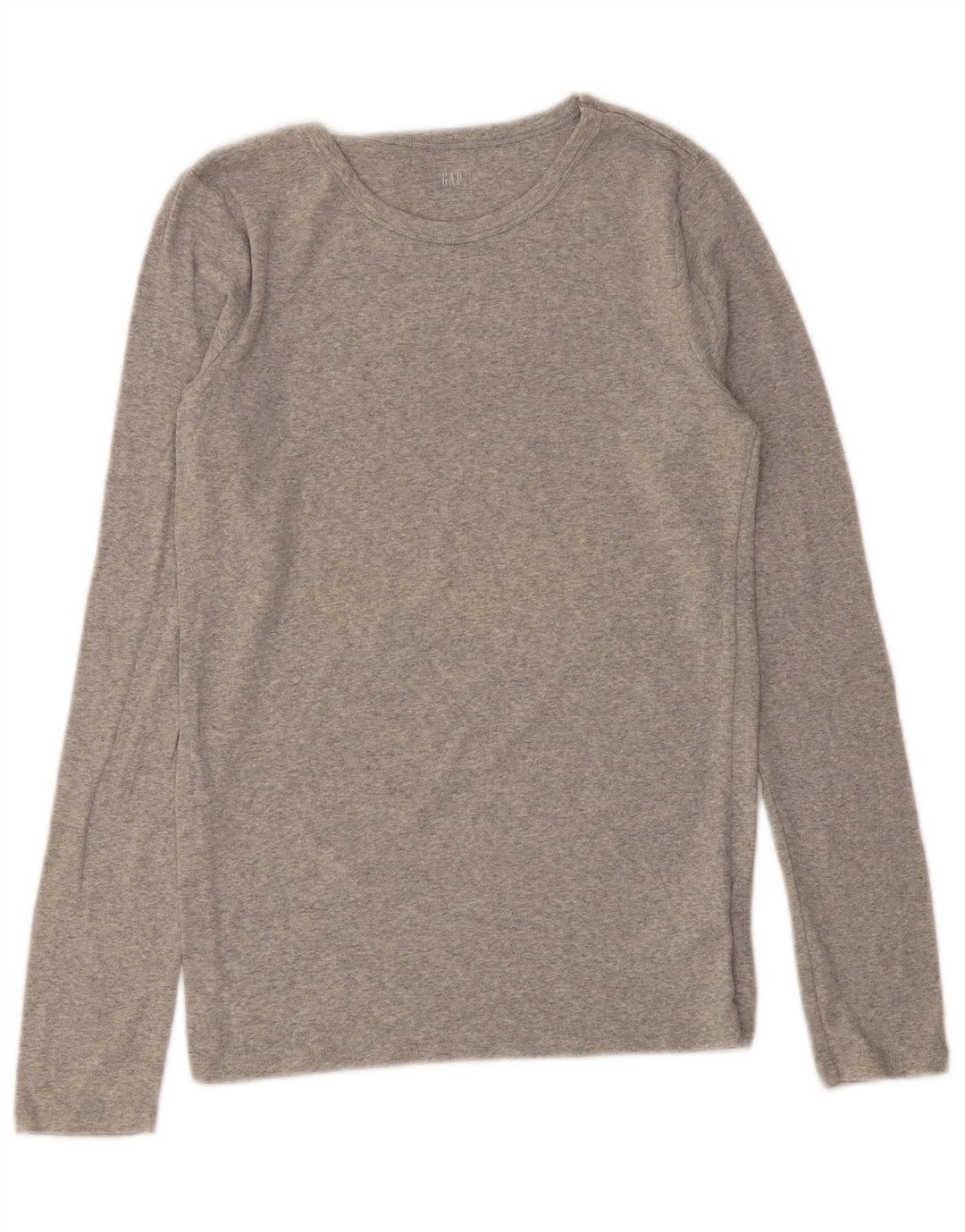 Gap Mujer Top Manga Larga UK 42 Algodón Gris Medio