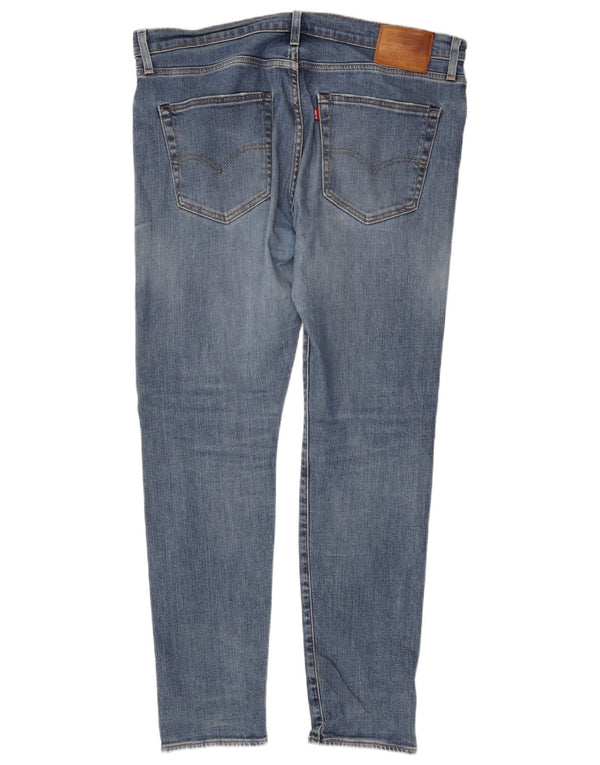 Levi's Hombre 512 Slim Tapered Jeans W36 L34 Algodón Azul