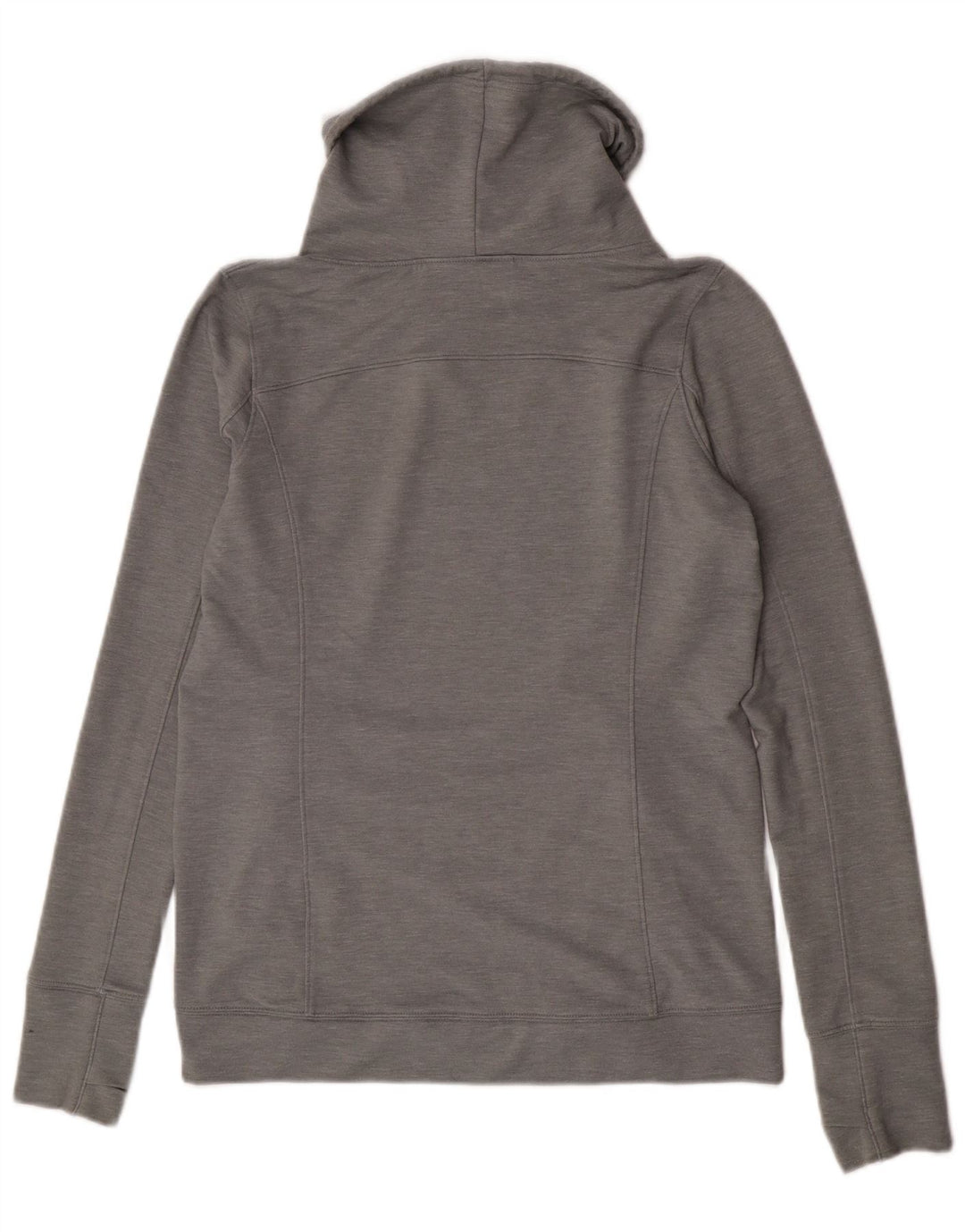 Under Armour - Sudadera con cuello vuelto para mujer, talla 40, color gris medio moteado