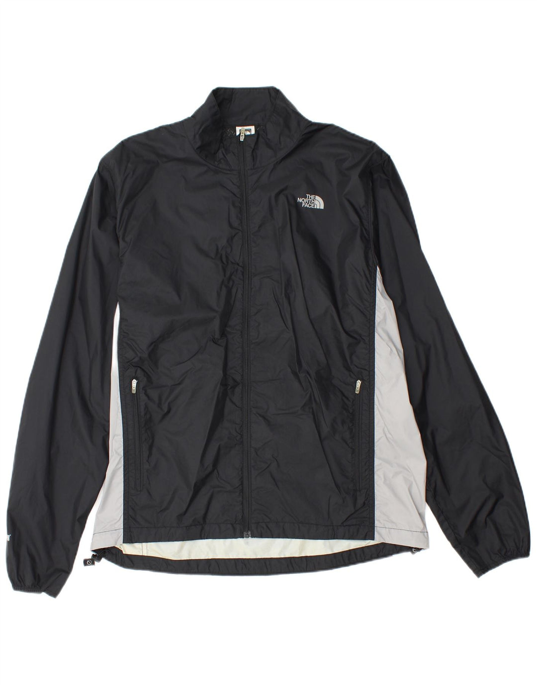 The North Face Chaqueta tipo chándal cortavientos para hombre, talla grande, color negro