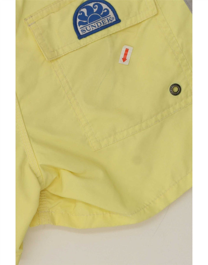 Bañador Sundek Hombre Small Amarillo Nylon