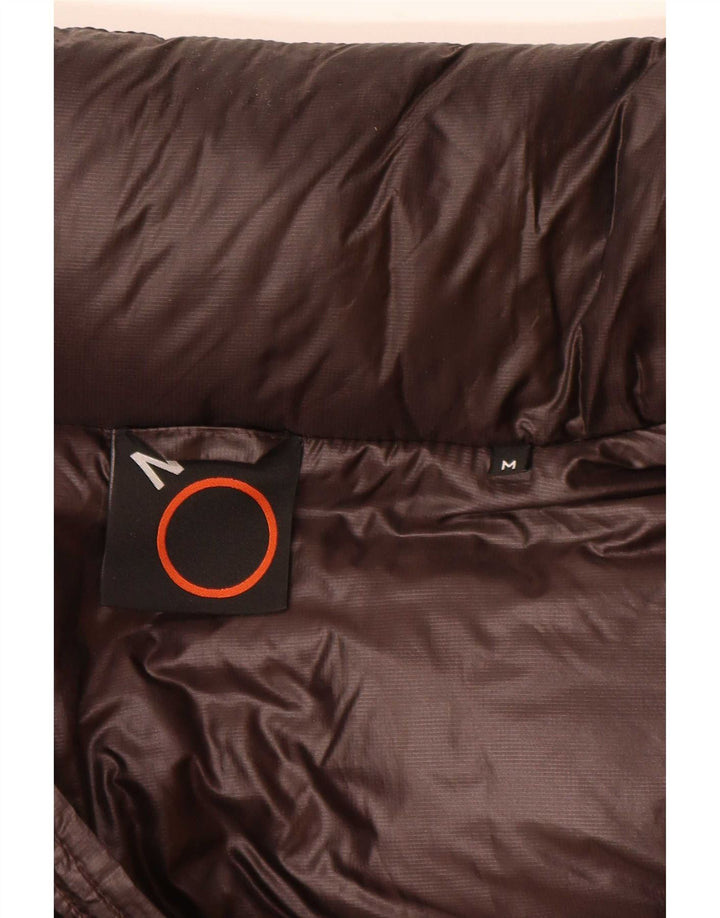 Aspesi Chaqueta acolchada con capucha para hombre UK 38 Medium Brown Nylon