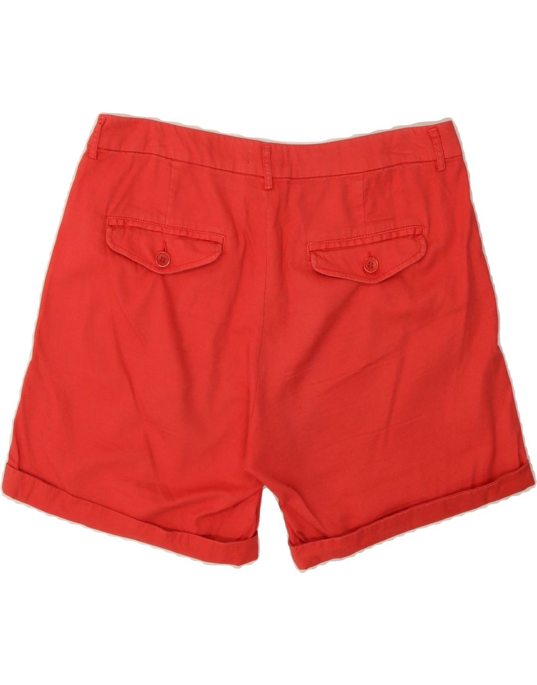 BENETTON Womens Chino Shorts Medium W30  Red Vintage Benetton and Second-Hand Benetton from Messina Hembry 