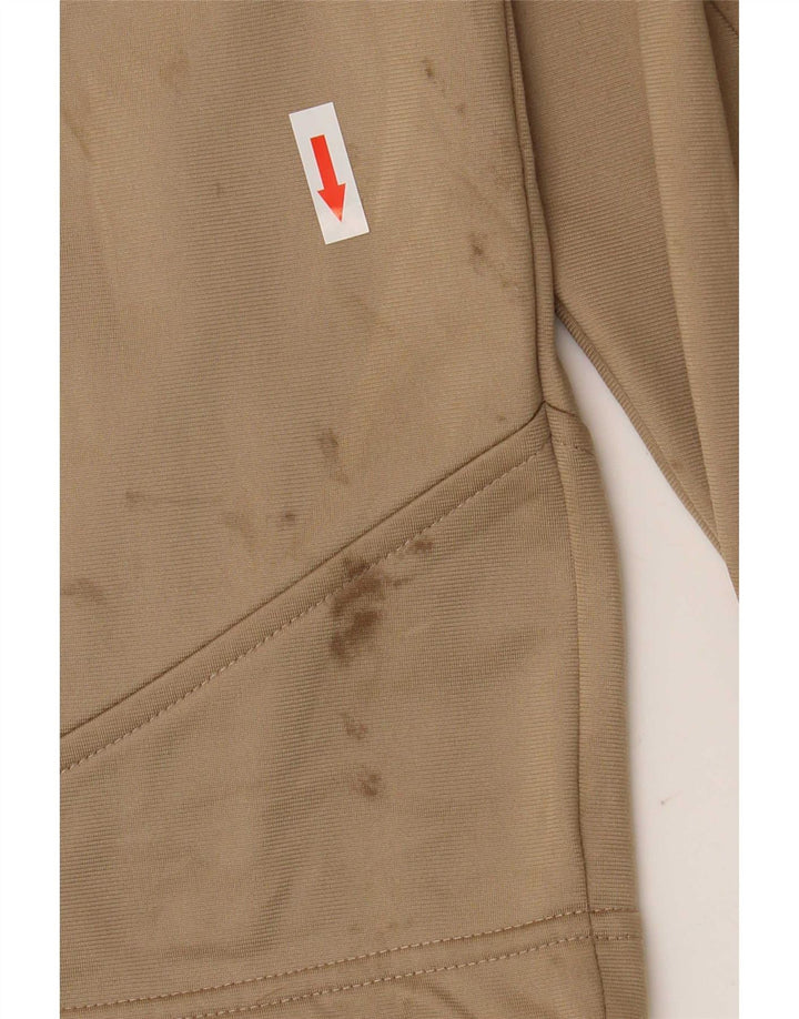 Diadora Chaqueta de chándal para hombre ES 42 Large Beige Colorblock Poliéster